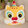 Cute yellow Chinese lion dance plush pillow for New Year home decoration and gift - Lion Dance Style / 42 cm / Yellow