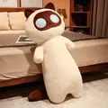 Grande cuscino lungo in peluche di gatto siamese per dormire e sostenere le gambe soffice - Gatto Bianco Sporco / 45cm (0,2kg)