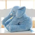 Adorably soft blue elephant plush toy for baby soothing and sleeping comfort pillow - Blue / 80cm