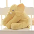 Soft yellow baby elephant plush toy soothing pillow for infant sleeping nursery gift - Yellow / 40CM