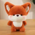 Adorabile peluche volpe arancione e bianco, morbido animale di pezza da 20 cm da tavolo - 16cm / Volpe