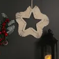 Elegante tapiz de pared bohemio de macramé tejido a mano para decorar el hogar y las fiestas - Estilo Estrella (MS7565)