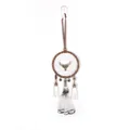 Noordse dromenvanger met hertenkop en witte veren voor wanddecoratie-ornament - Vintage Hertenkopstijl (MS0059A) / 7.5cm / Wit