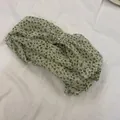 Manguitos de protección solar de gasa con flores verdes ligeros para enfriar brazos - Floral Verde
