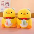 Detailed view of two cute 8-inch yellow chick plush dolls with colorful accents - 22cm / Yellow Chick with Ball