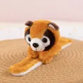 Adorable raccoon plush slap bracelet with soft faux fur for kids zoo party gifts - Raccoon Slap Bracelet / Zoo Style