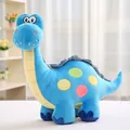 Adorabile peluche di dinosauro dei cartoni animati blu con macchie colorate per bimbi - 40CM / Blu