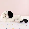 Plush tiger tail prop with white and black stripes for cosplay and performances - White Tiger Tail (50cm) / White Tiger Stripes