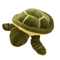 Lindo peluche de tortuga marina verde con patrón de caparazón y tamaño gigante para niños - 23cm / Tortuga Verde de Pelo Largo