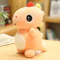 Adorabile peluche a forma di dinosauro arancione, morbido giocattolo per bambini - Rosa / 25cm
