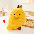 Adorabile peluche a forma di frutto giallo da 20 cm con faccina sorridente per cameretta - Circa 25cm / Mango