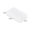 Premium white nano magic eraser sponge block with 10x6x2cm dimensions for cleaning - 10 Pieces/Pack (10x6x2cm) / White