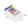 White nano magic eraser sponge cleaning block 10x7x3cm for kitchen and household use - Color Bag (10 Pieces) 10x7x3cm / White