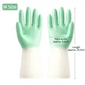 Guanti da cucina in lattice impermeabili verde menta taglia M con presa antiscivolo - Taglia M / 1 paio