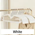 Duurzame witte kledinghangers met korte nek, antislip, 42x14,5cm, voor zware kleding - Korte Nek Verbeterde Stijl / 10 Stuks Verpakking / Ivoor