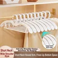 Brede schouder kledinghanger met korte nek en antislip ontwerp voor kleding zonder afdruk - Brede Schouder Korte Nek Stijl / Schouder-nabootsend Ontwerp Antislip en Niet-markerend / Crèmewit