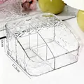 Transparante acryl organizer met 5 compartimenten voor cosmetica en make-up borstels - Groot 5 Compartimenten (5212K)