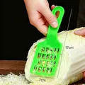 Râpe à chou manuelle verte pour boulettes, taille 17x7cm, lames en acier inox. - 1 Pièce / Vert