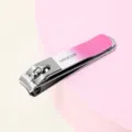 Professional small pink gradient stainless steel nail clipper for precise manicure - Small Nail Clipper / 1 Piece