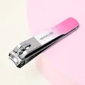 Gradient pink stainless steel nail clipper for professional manicure and home use - Large Nail Clipper / 1 Piece