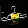 Grucce professionali robuste in acciaio inossidabile argento con finitura antiscivolo - Stile Curvo Saldato (010) / Confezione da 10