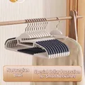 Professionele antislip kledinghangers in Noors blauw met kraagbeschermingsontwerp - Nekbeschermingsstijl / Noors Blauw