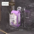 Transparent wall-mounted tissue box holder with vacuum suction cup for bathroom. - 1 Piece / Clear