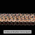 Hochwertige natürliche brasilianische Citrinperlen (7A) für DIY-Schmuck mit rotem Faden - 90 Stück/Packung / 7A Natürlicher Brasilianischer Citrin