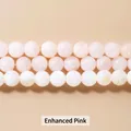 Natürliche optimierte rosa Perlmuttschalenperlen für die DIY-Schmuckherstellung - 3mm ca. 108 Stk. / Verbesserte Rosa Muschelperlen
