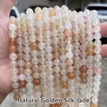 Natürliche 6mm Jinxinsi Jade Stein Rundperlen für DIY handgemachten Schmuck Armbänder - 8mm (ca. 47 Perlen) / Natürlicher Jinsimi Jade