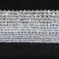 7A hochwertige natürliche Mondsteinperlen mit blauem Schimmer für DIY-Schmuck - 7A Natürlicher Blaumondstein