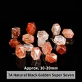 Κορυφαίες φυσικές χάντρες κρυστάλλου Super Seven 7A 10-20mm με ακανόνιστες έδρες - Περίπου 10-20mm / 7A Φυσικός Super Seven Χάντρες