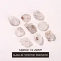 Φυσικοί ακανόνιστοι κρύσταλλοι χαλαζία Herkimer, 10-20 mm για κατασκευή κοσμημάτων - Περίπου 10-20mm / Φυσικές Χάντρες Διαμαντιού Herkimer