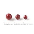 Rötlich braune Kräuter Duftperlen in 10mm 8mm 6mm für DIY Schmuckherstellung Zubehör - 6mm / Langlebigkeit Feuer-Element Duft