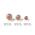 Handgefertigte Weihrauchperlen in 6mm, 8mm und 10mm für DIY-Schmuckbau - 6mm / Studio-Eleganz Metall-Element Duft