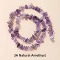 Natürliche 3A Amethyst-Bruchsteinperlen für die handgefertigte DIY-Schmuckherstellung - 3A Natürliche Amethyst-Splitter / 5-8mm ca. 122 Stück, Länge ca. 40cm pro Strang