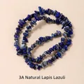 3A kwaliteit natuurlijke lapis lazuli splitkralen streng voor maken van DIY sieraden - 3A Natuurlijke Lapislazuli Split / 5-8mm ca. 122 stuks, lengte ca. 40cm per streng