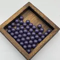 Perle di incenso alle erbe viola in stile cinese per braccialetti e artigianato fai-da-te - Perla d'Incenso Ziqi Donglai / 6mm (Perla Singola) / Viola