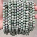 Φυσικές χάντρες Xiuyan Jade Muscat Milk Cap 6mm για κατασκευή κοσμημάτων DIY - 4mm (περίπου 90 τεμάχια) / Φυσικός νεφρίτης Jixiang