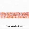 Premium natuurlijke roze aventurijn ronde kralen voor DIY sieraden maken 2-3mm - 3mm (ongeveer 108 kralen) / Natuurlijke Roze Aventurijn