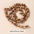 Natuurlijke bruine picture jasper steenslag kralen voor DIY sieraden maken streng - Natuurlijke Landschapsjaspis Chips / 5-8mm ca. 122 stuks, lengte ca. 40cm per streng