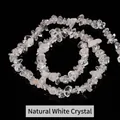 Natuurlijk helder kwarts chips kralen onregelmatig voor DIY sieraden maken - Natuurlijke Witte Kristalchips / 5-8mm ca. 122 stuks, lengte ca. 40cm per streng