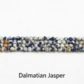 2mm dalmatiërsteen ronde kralen voor DIY sieraden maken accessoires - Natuurlijke dalmatiërsteen / 3mm (ongeveer 108 kralen)