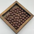 Perline di incenso alle erbe antiche in marrone scuro per la creazione di gioielli fai-da-te - 8mm / Perla d'Incenso Guyuan (Caffè Scuro)