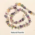 Snoer van onregelmatige natuurlijke regenboog fluoriet kristallen voor DIY sieraden maken - Natuurlijke regenboog fluoriet split / 5-8mm ca. 122 stuks, lengte ca. 40cm per streng