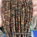 Premium 2mm natural colorful stone abacus spacer beads for DIY jewelry making crafts - Abacus Beads / Approx 4x2mm 145 Pieces/Pack / Natural Red Turquoise