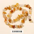 Snoeren van natuurlijke gele aventurijn kristal breuksteen kralen voor DIY sieraden. - Natuurlijk Huangdongling-grind / 5-8mm ca. 122 stuks, lengte ca. 40cm per streng / Geel
