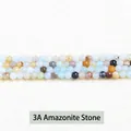 Natuurlijke meerkleurige 3A amazoniet kleine ronde kralen voor DIY sieraden accessoires - 3A Natuurlijke Amazoniet / 3mm (ongeveer 108 kralen)