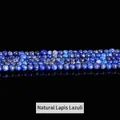 Natuurlijke diepblauwe lapis lazuli ronde kralen van 2 mm tot 3 mm voor DIY sieraden - Lapis Lazuli / 2mm (Ca. 180 Kralen)