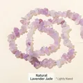 Natuurlijke paarse jade kristallen chip kralen voor DIY handgemaakte sieraden - Natuurlijke Paarse Jade Split / 5-8mm ca. 122 stuks, lengte ca. 40cm per streng / Paars